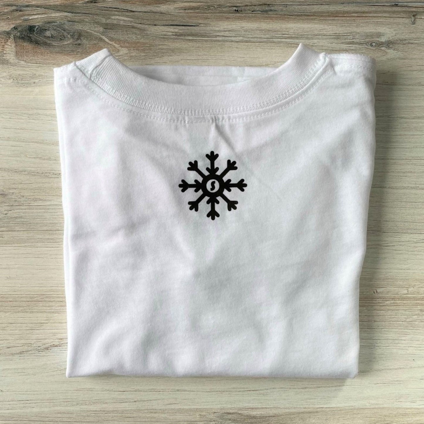 BABY Personalized Snowcat - Organic Cotton Long Sleeve Bodysuit