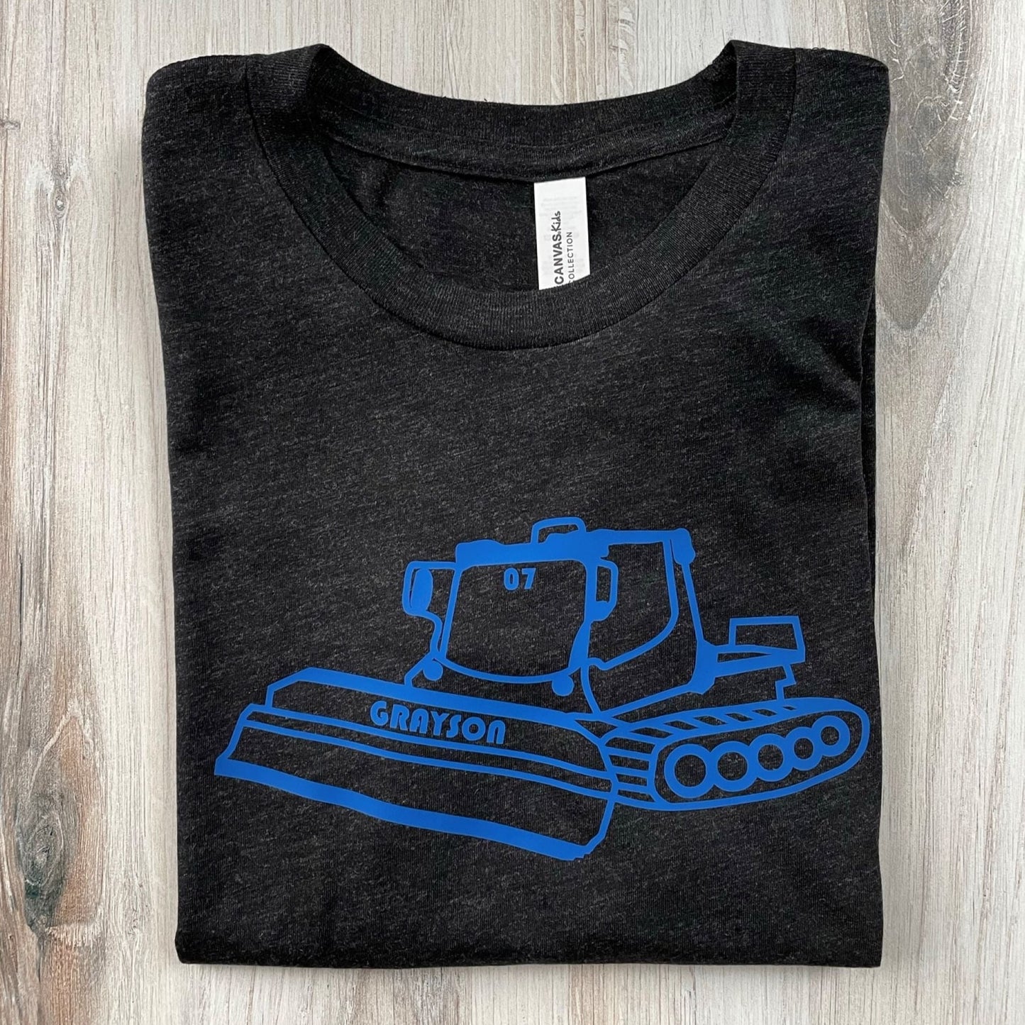 ADULT Personalized Snowcat Tri-Blend T-Shirt