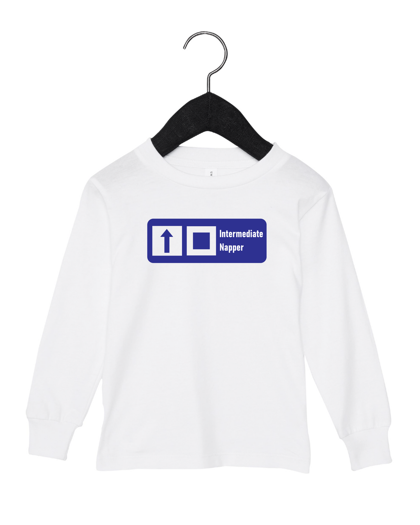 KIDS "Intermediate Napper" Trail Sign Long Sleeve T-Shirt