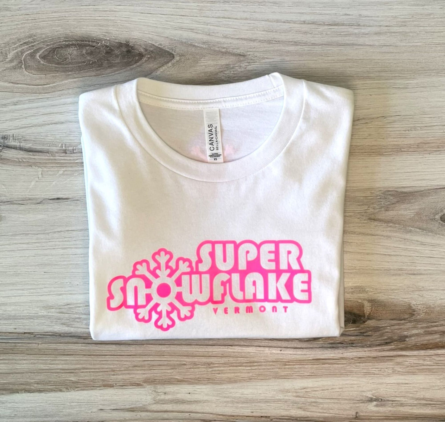 ADULT "Super Snowflake Vermont" Logo T-Shirt
