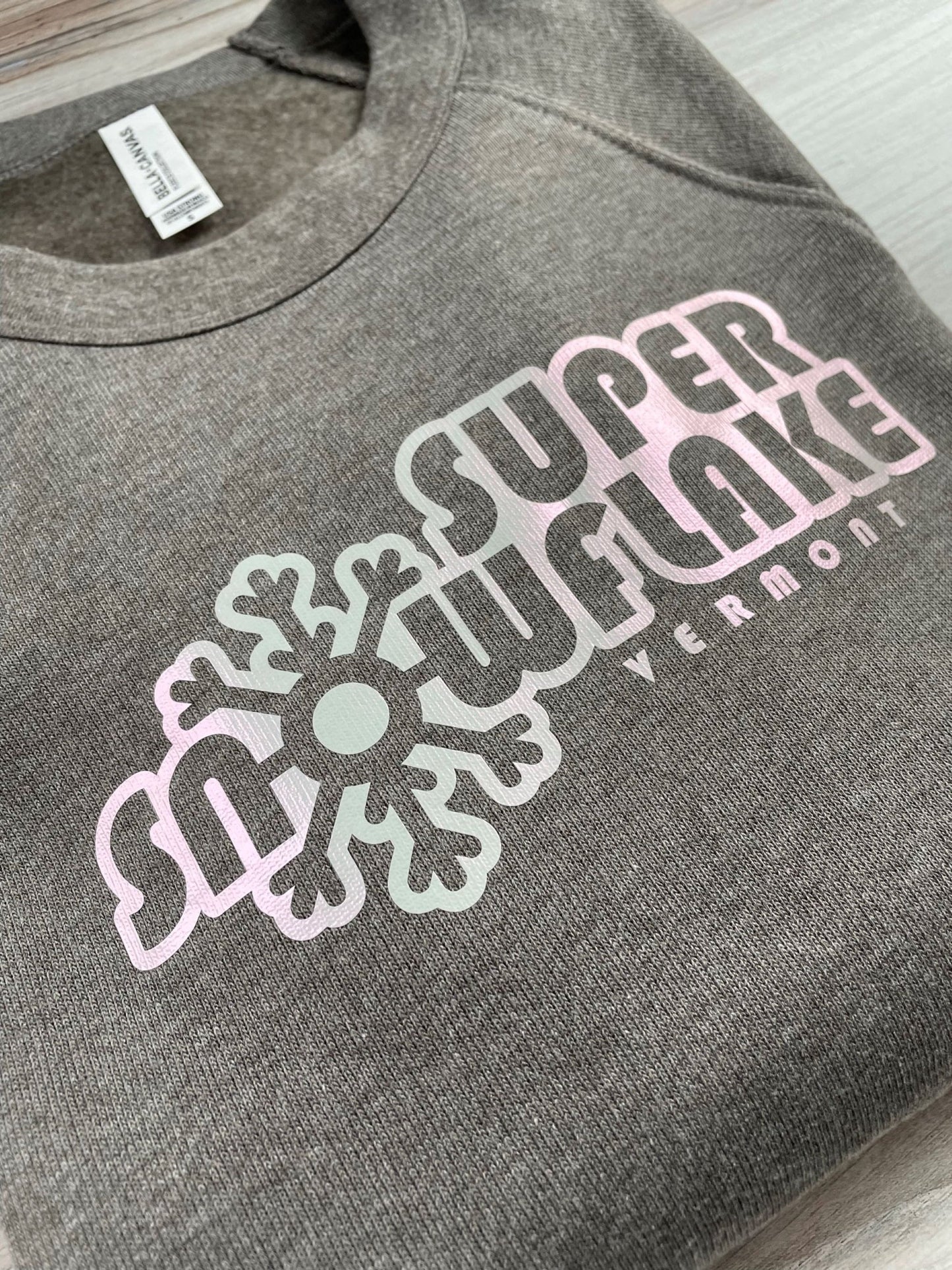ADULT "Super Snowflake Vermont" Sweatshirt