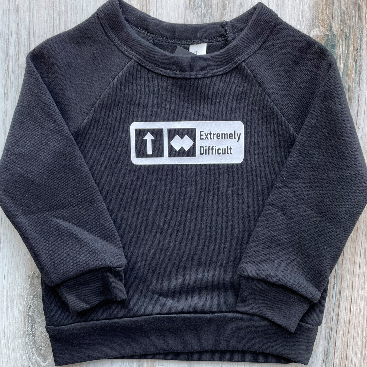 KIDS "Extremely Difficult" Trail Sign Sweatshirt