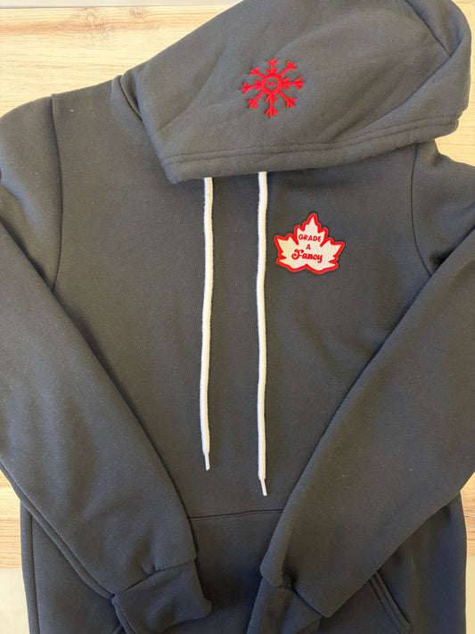 ADULT "Grade A Fancy" Embroidered Pullover Hooded Sweatshirt