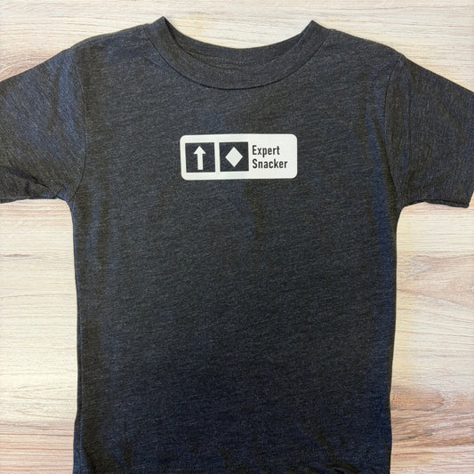 KIDS "Expert Snacker" Trail Sign T-Shirt