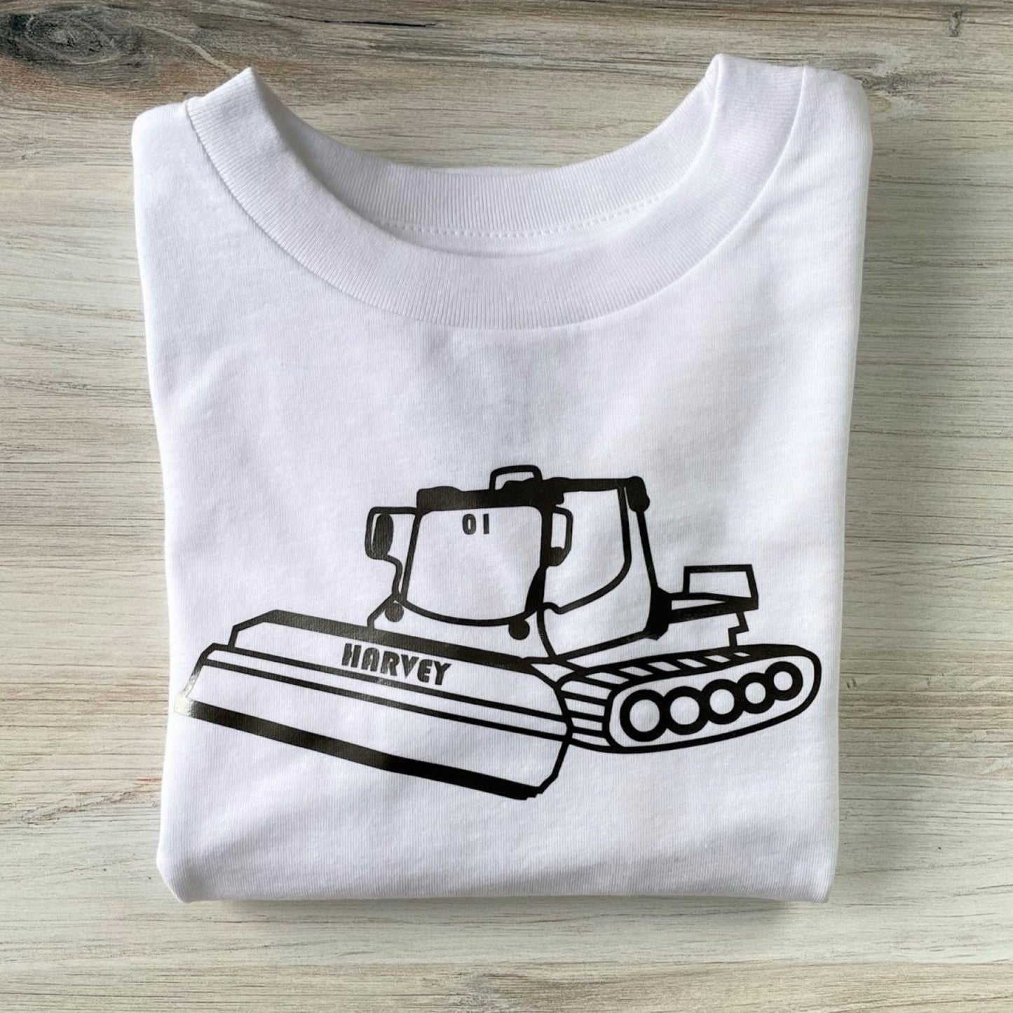 KIDS Personalized Snowcat Long Sleeve T-Shirt