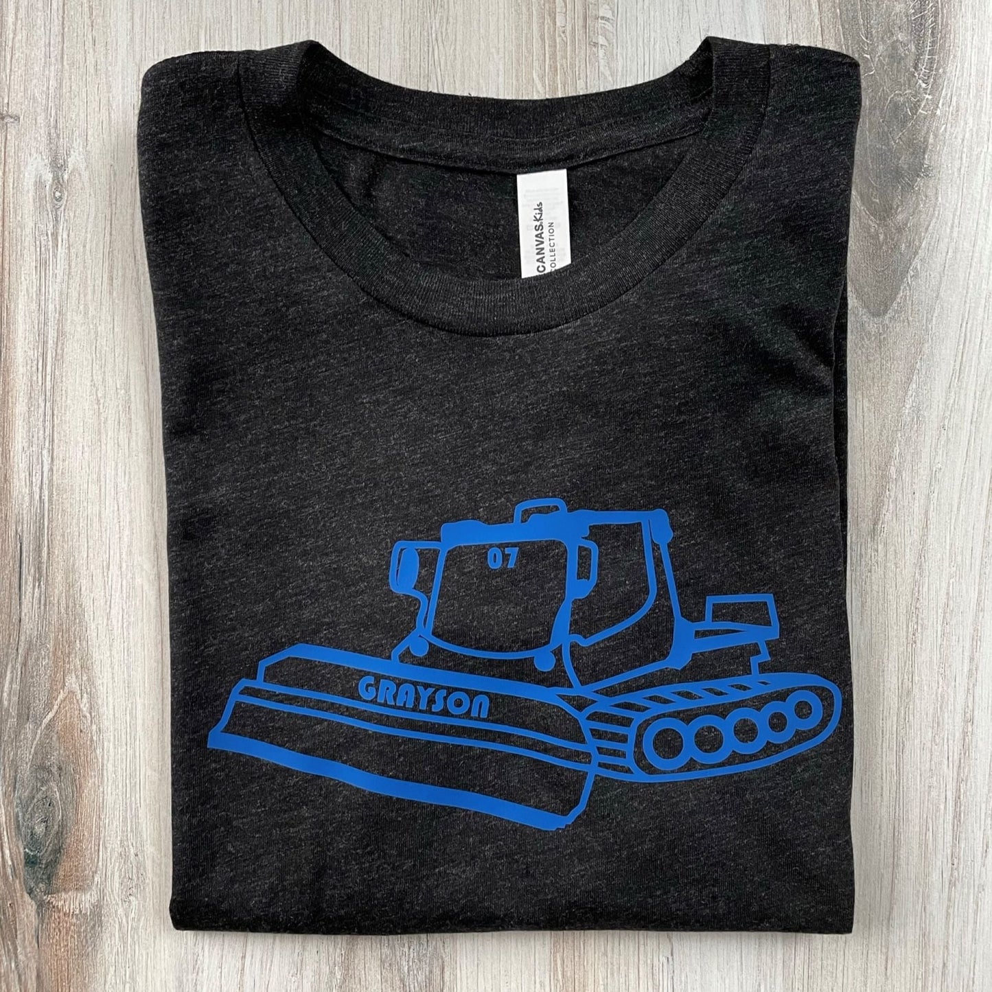 BABY Personalized Snowcat Tri-Blend T-Shirt