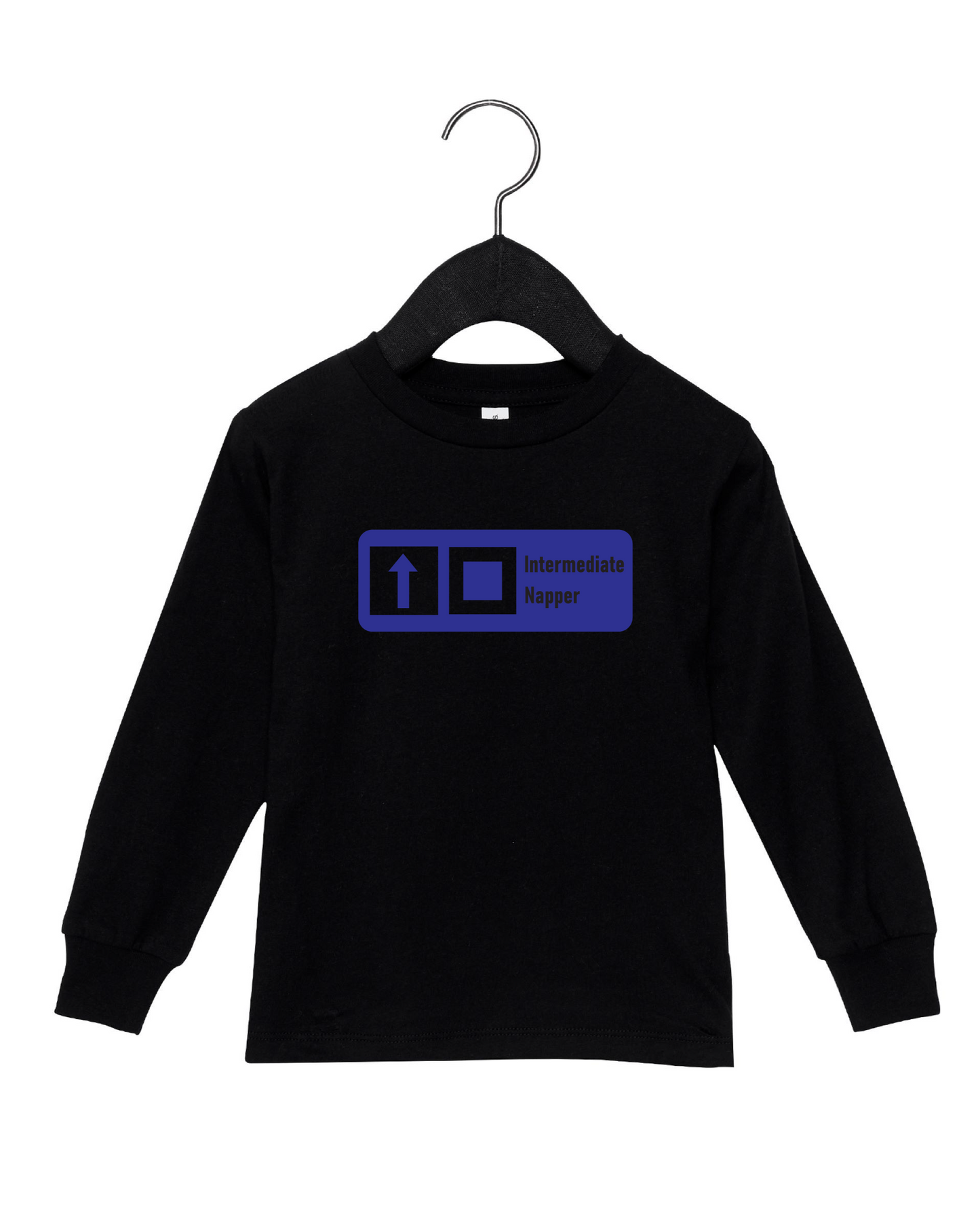 KIDS "Intermediate Napper" Trail Sign Long Sleeve T-Shirt