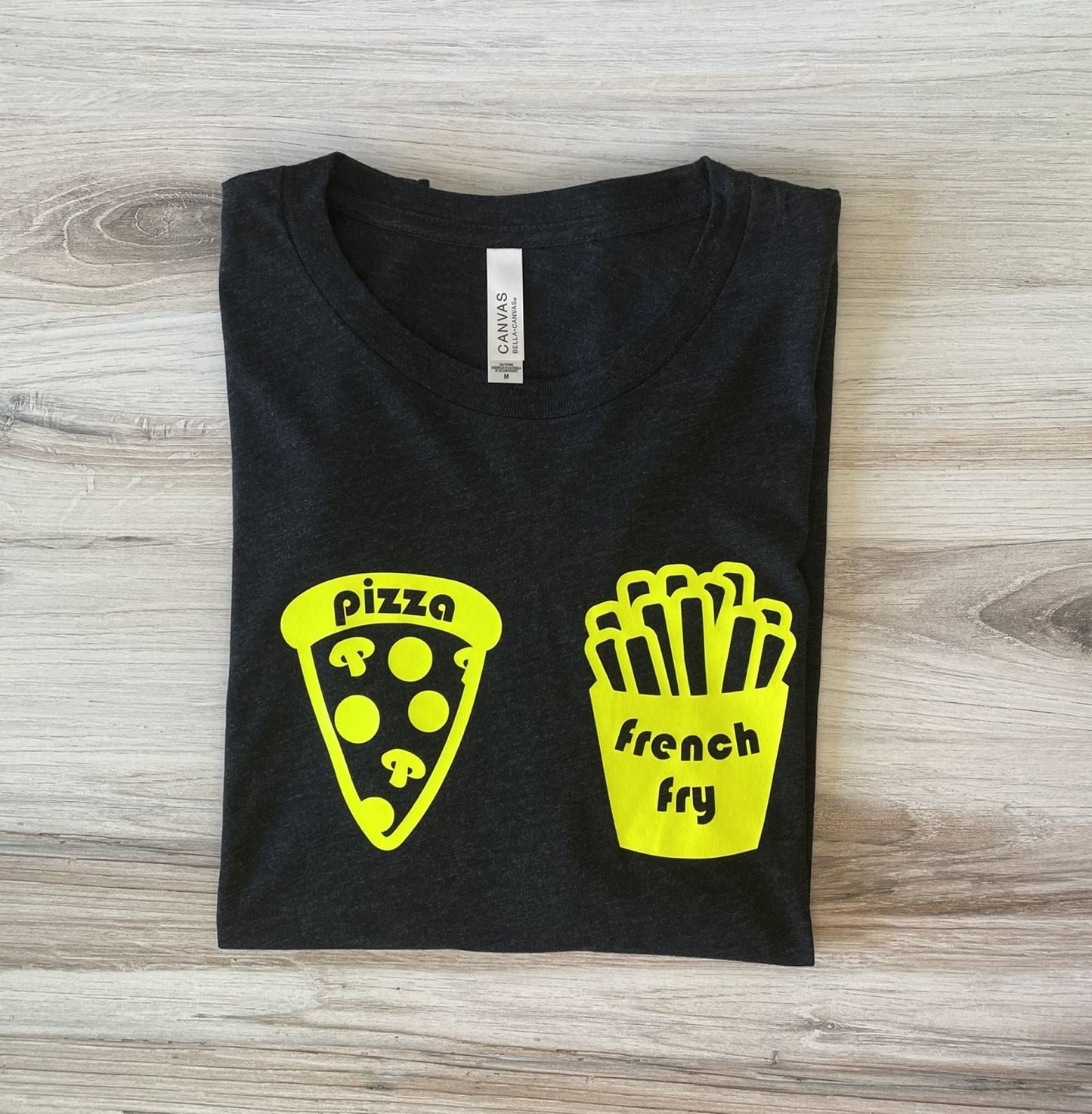 BABY "Pizza French Fry" Tri-Blend T-Shirt