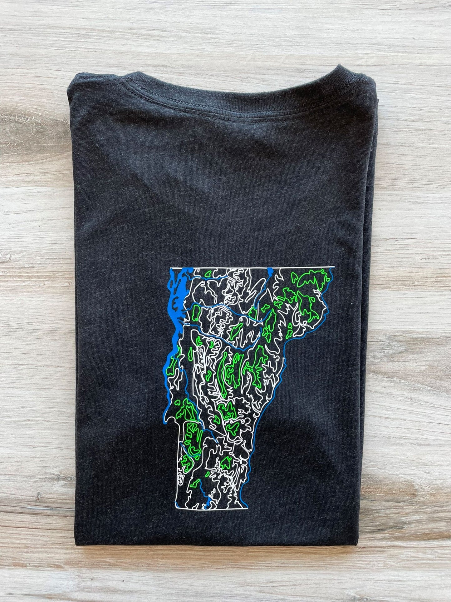 ADULT "Vermont Topography" T-Shirt