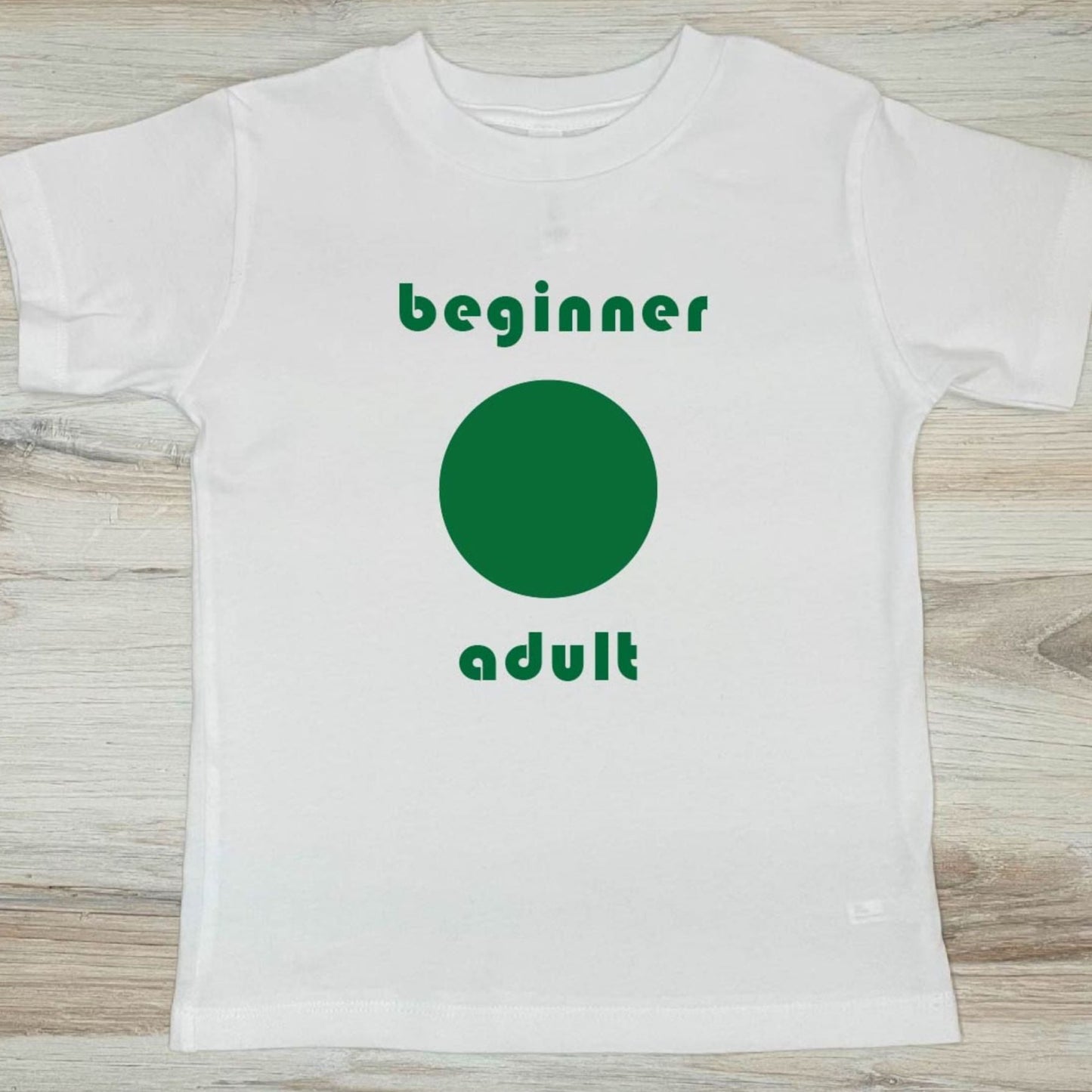 ADULT "Beginner Adult" Trail Sign T-Shirt