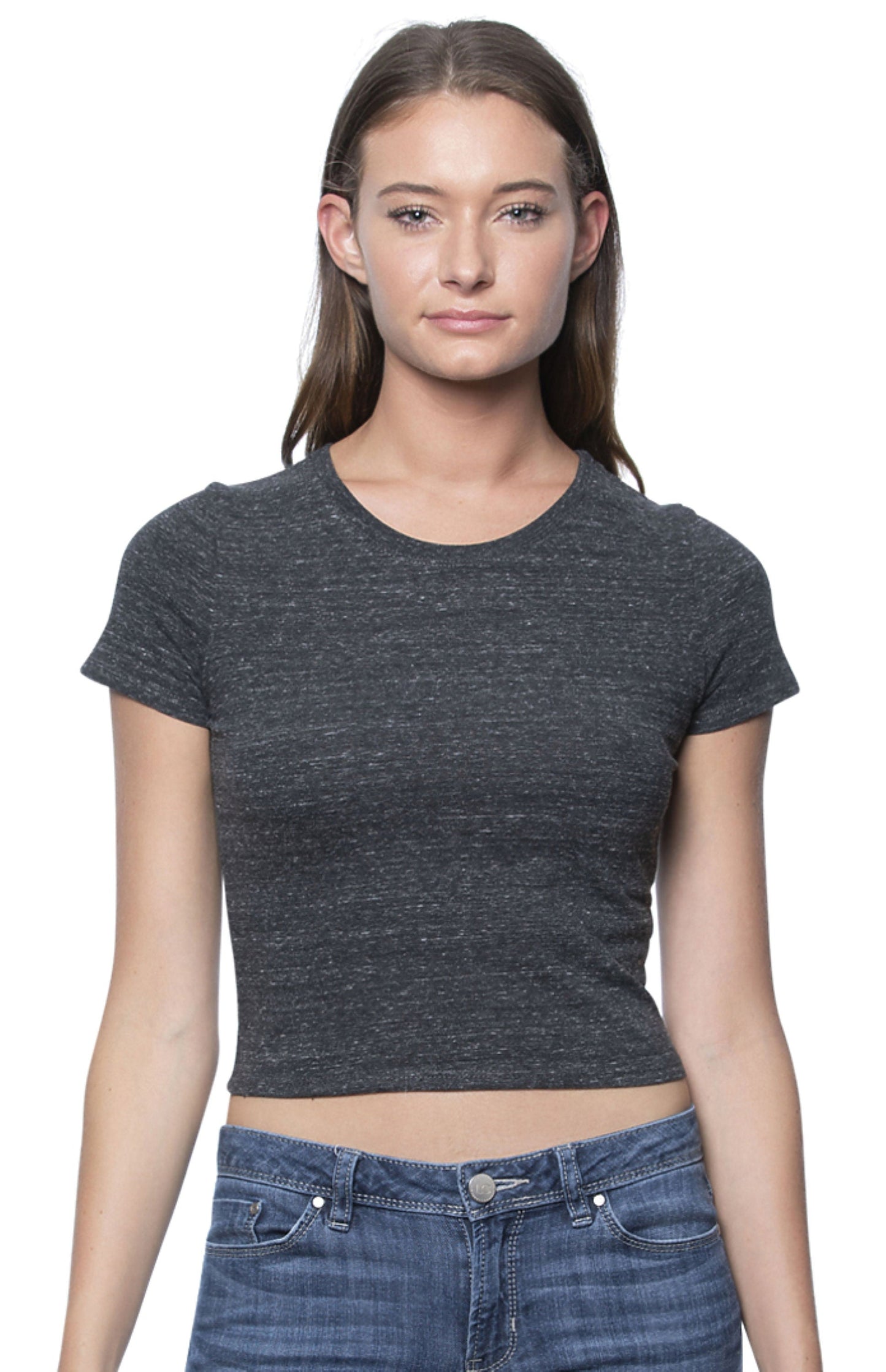 WOMEN'S "Valley Girl" Eco Triblend Crop Tee