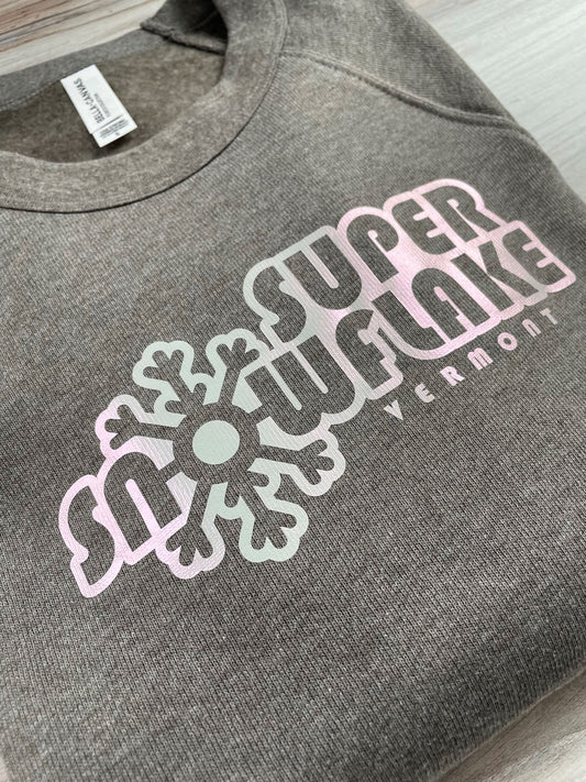 ADULT "Super Snowflake Vermont" Sweatshirt