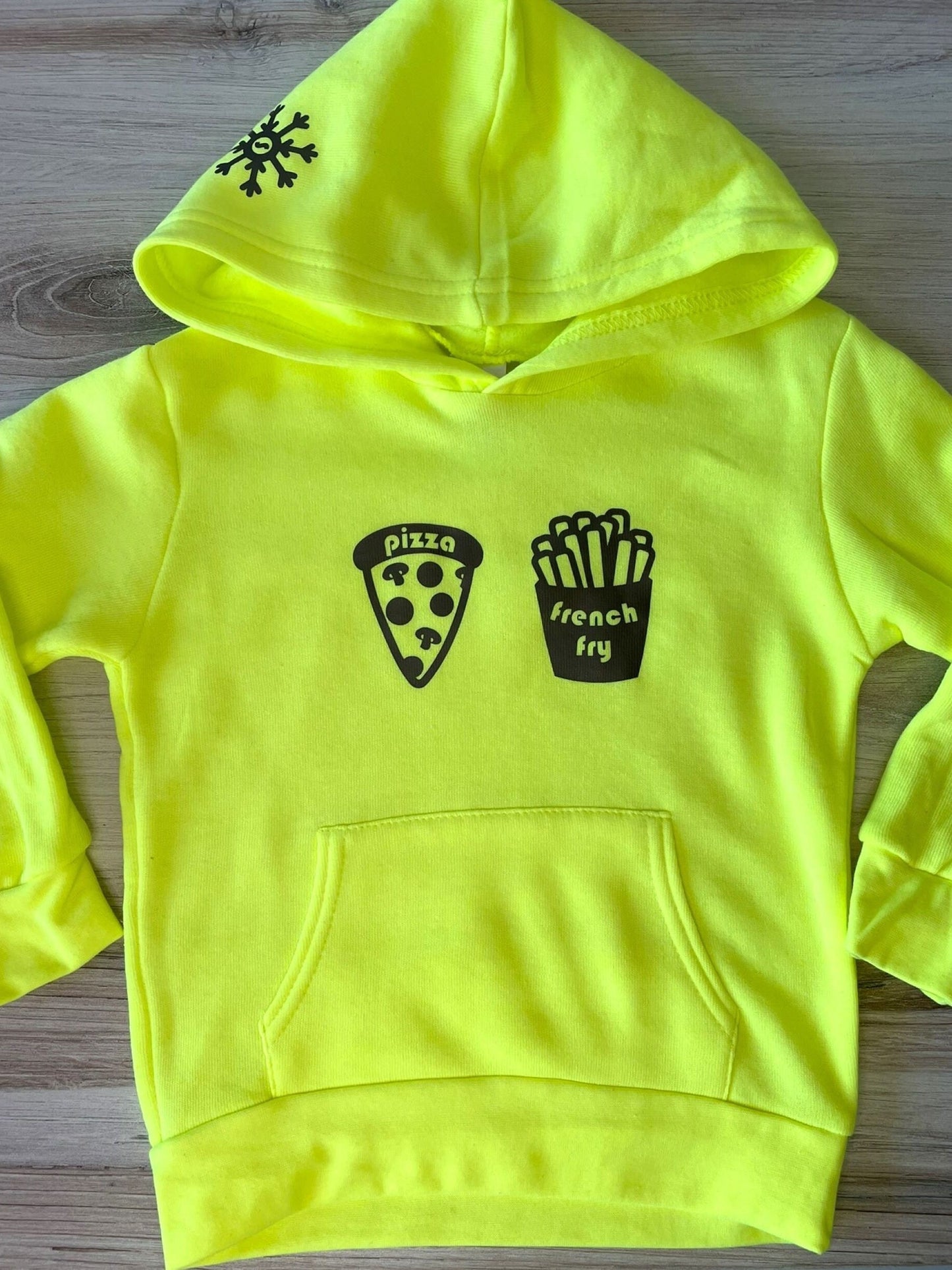 ADULT "Pizza French Fry" Hooded Sweatshirt