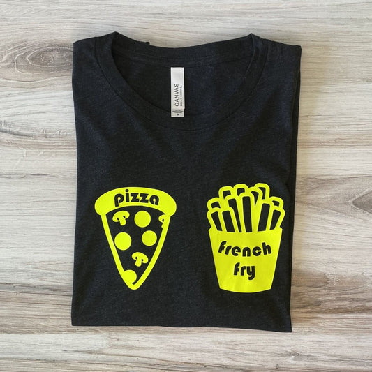 ADULT "Pizza French Fry" Tri-Blend T-Shirt